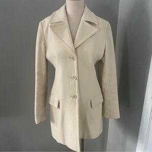 **3 for $20!!** Banana Republic Pea Coat Cream Ivory Flawed Project Fix Stained